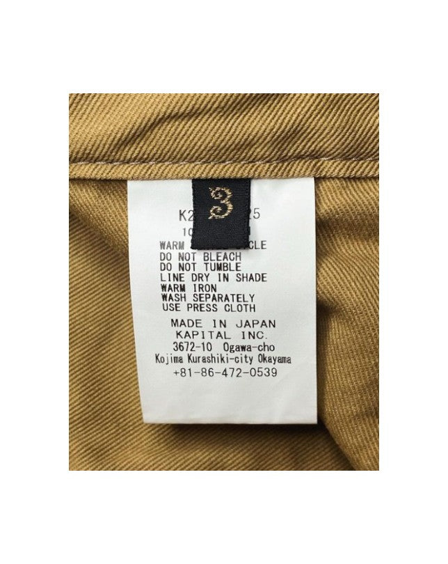 Kapital Herringbone Smiley Camo Nime Pants.