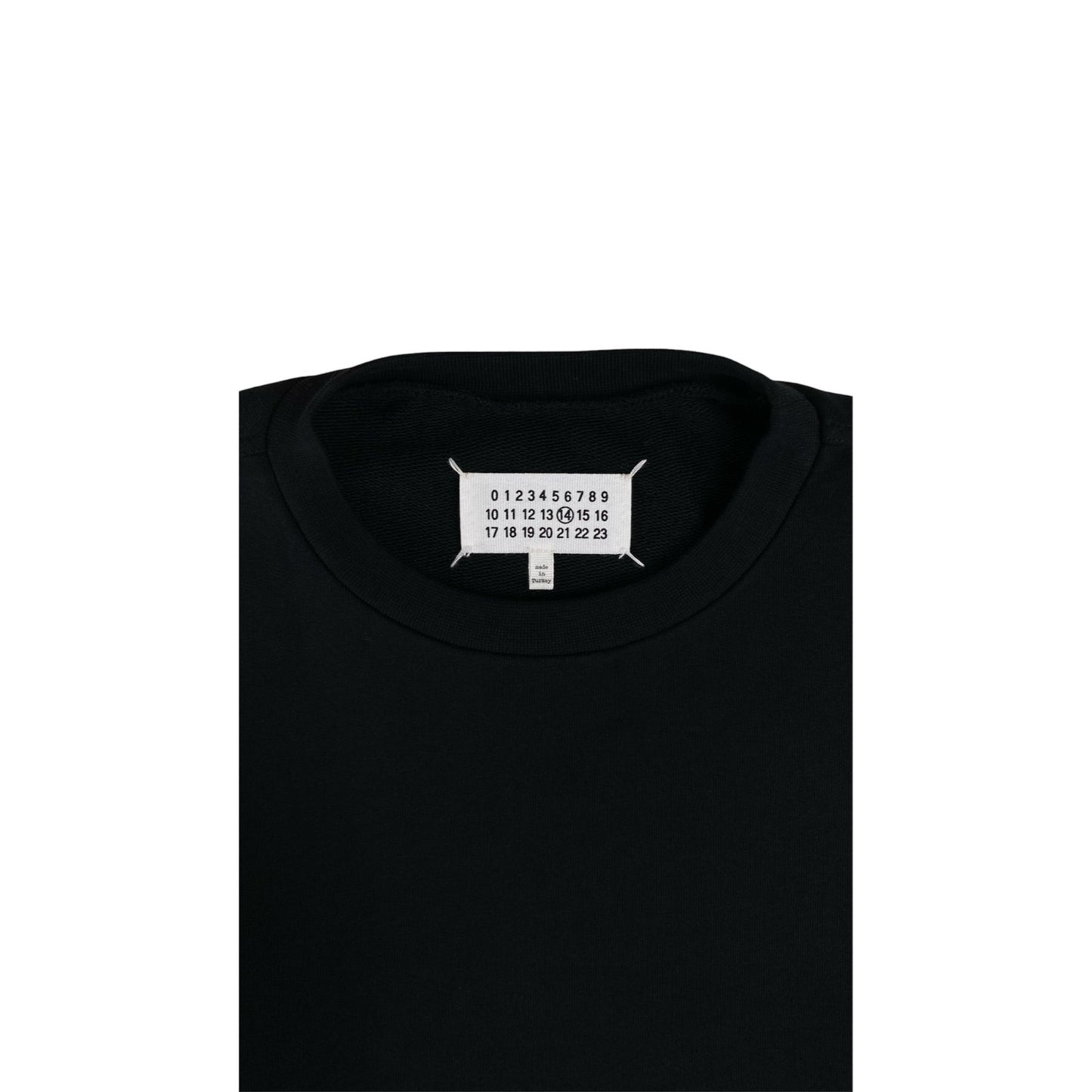 ♚ Maison Margiela Black Elbow Cutout Sweater ♚