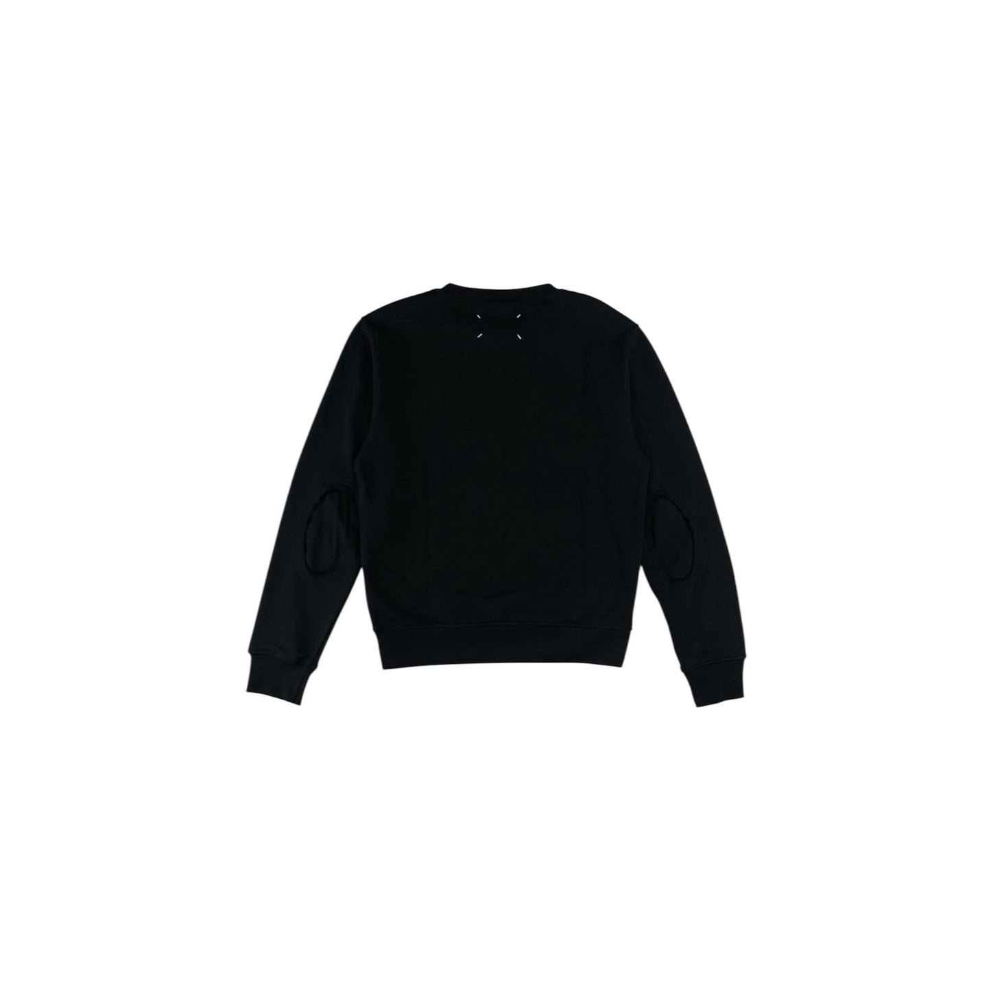 ♚ Maison Margiela Black Elbow Cutout Sweater ♚