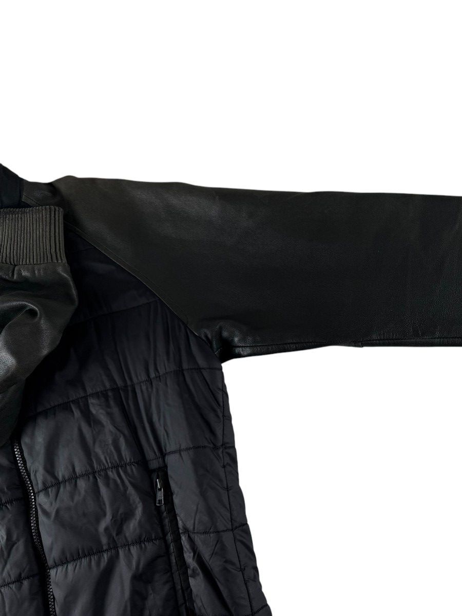 Undercover SS07 'Purple' Leather Hybrid Puffer Jacket