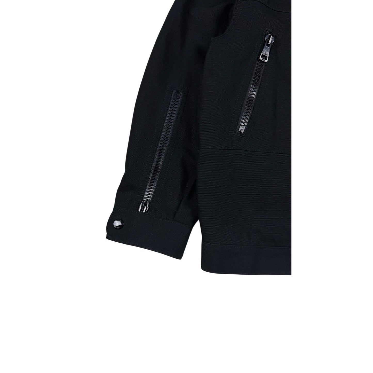 ♚ Gucci 'Front Double Zip' Denim Jacket ♚