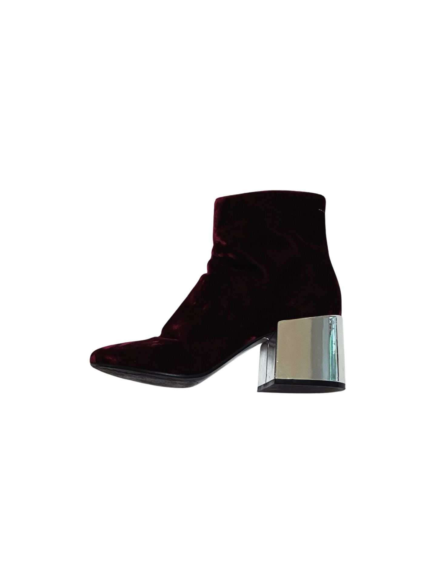 Maison Margiela 6 Velvet Ankle Zip Boots