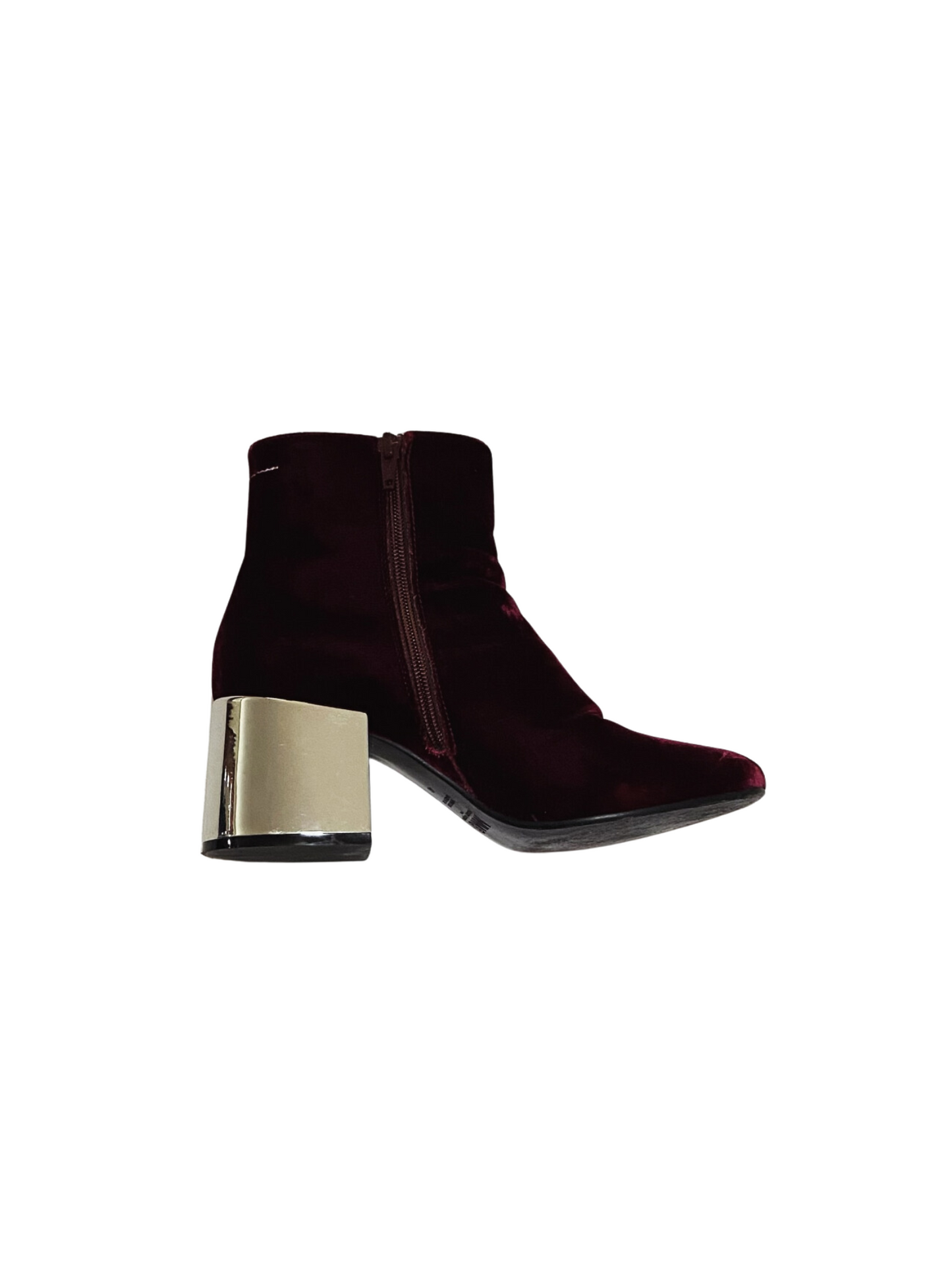 Maison Margiela 6 Velvet Ankle Zip Boots