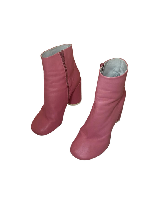 Maison Margiela MM6 Pink Ankle Boots