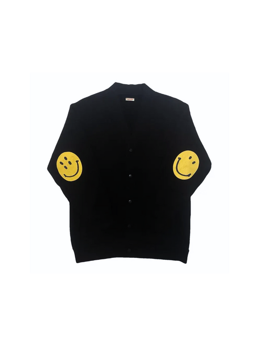 Kapital Smiley Button-Up Cardigan