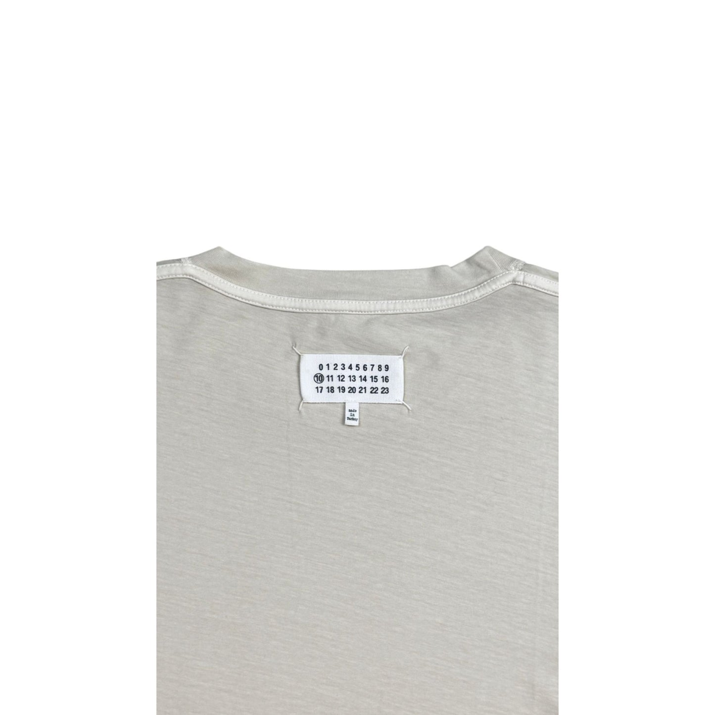 ♚ Maison Margiela Tan Stone-Washed T-Shirt ♚