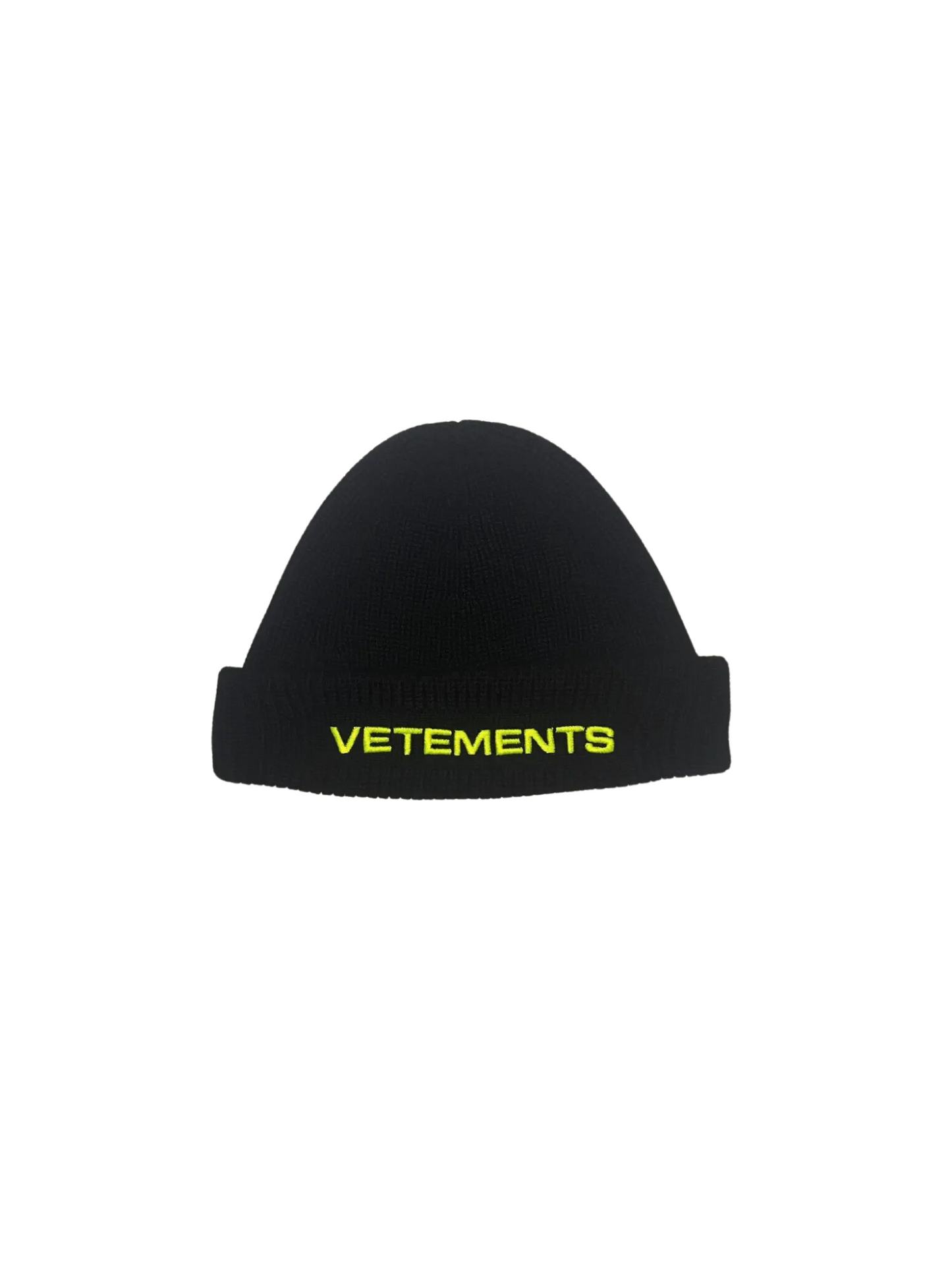 Vetements Merino Wool Logo Beanie