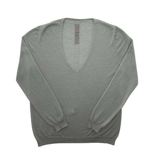 Rick Owens SS23 Edfu Wool V-neck Jumper