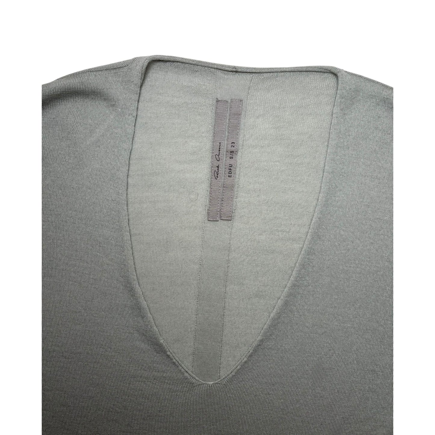 Rick Owens SS23 Edfu Wool V-neck Jumper