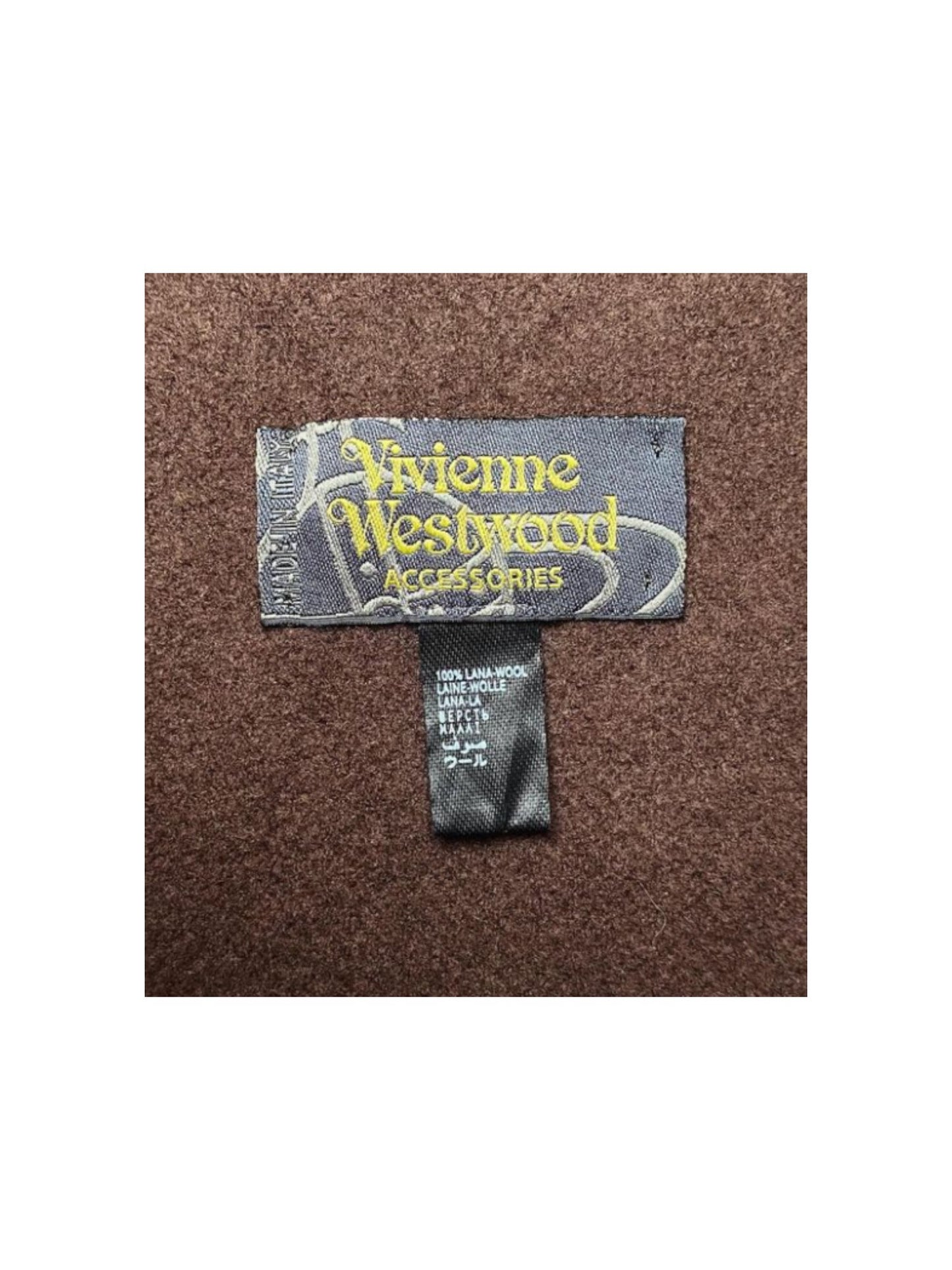 Vivienne Westwood Wool Logo Scarf