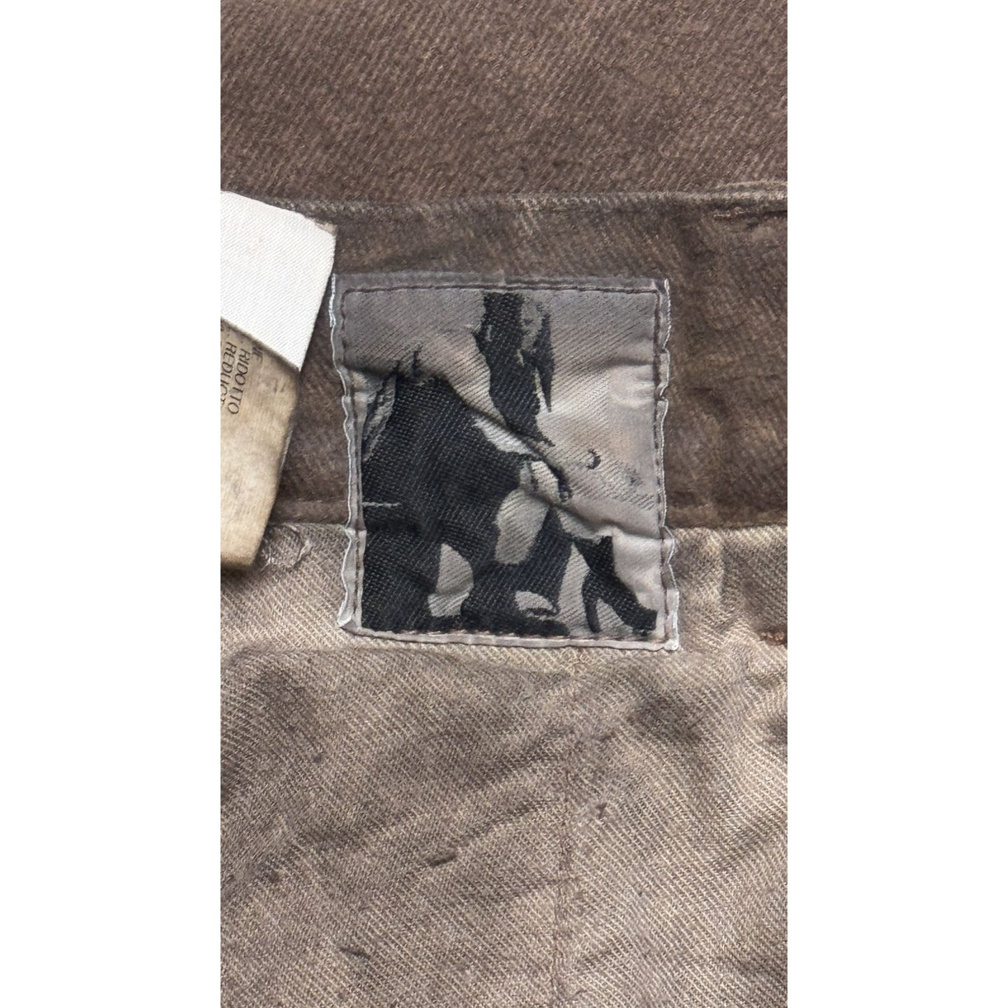 ♚ Rick Owens 2006 -2008 DRKSHDW Drop Crotch Denim Pants ♚