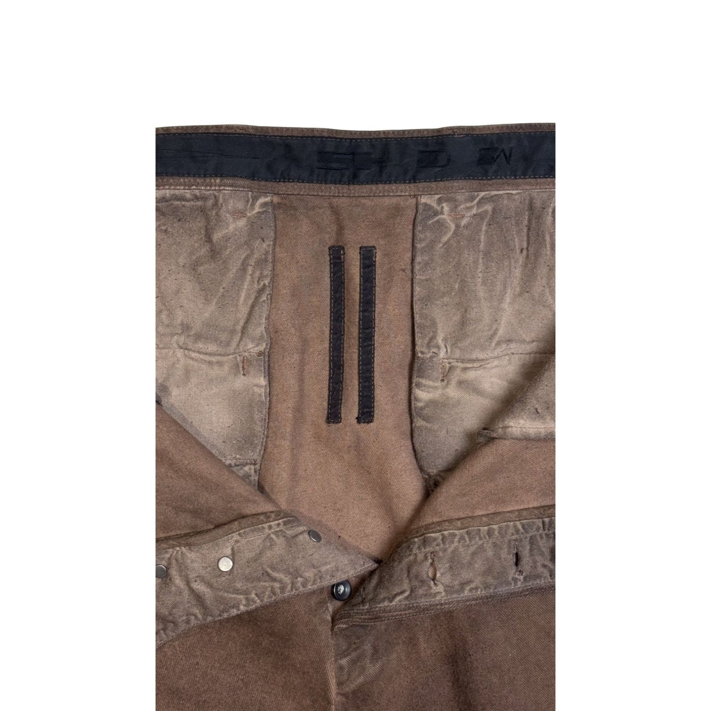 ♚ Rick Owens 2006 -2008 DRKSHDW Drop Crotch Denim Pants ♚
