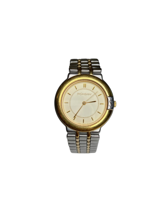 Yves Saint Laurent 90’s Two Tone Watch