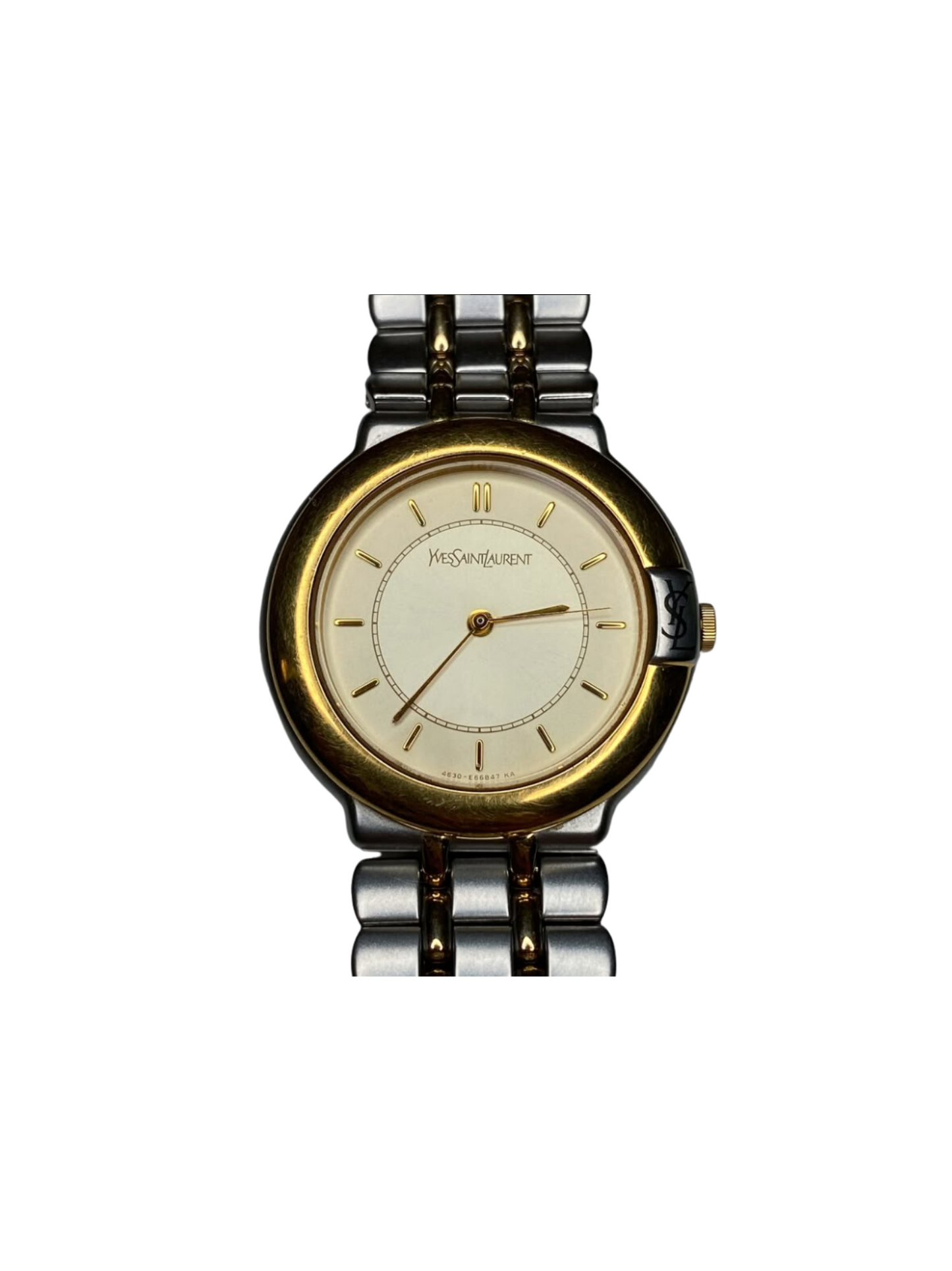 Yves Saint Laurent 90’s Two Tone Watch