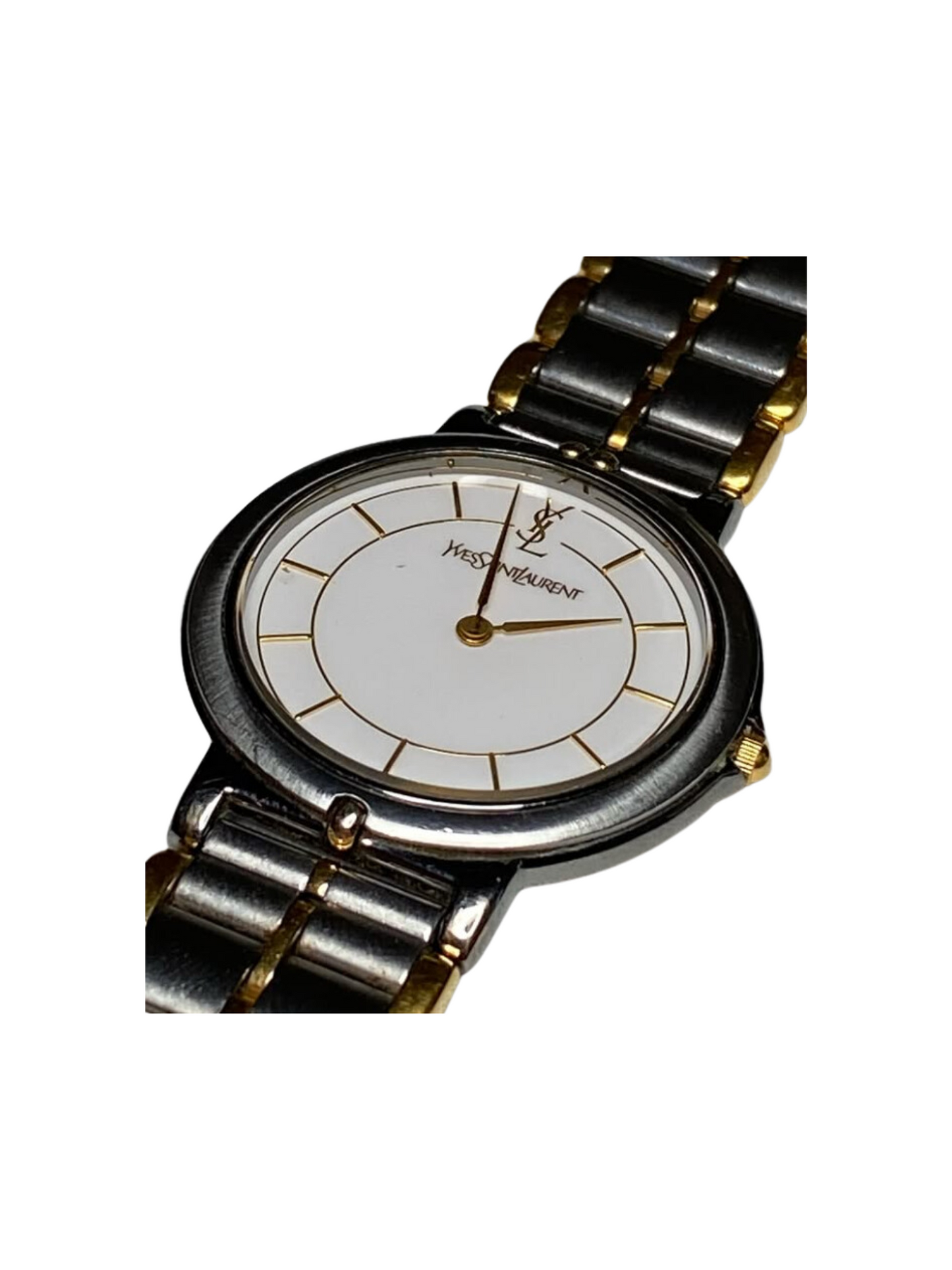 Yves Saint Laurent 90’s Two Tone Watch