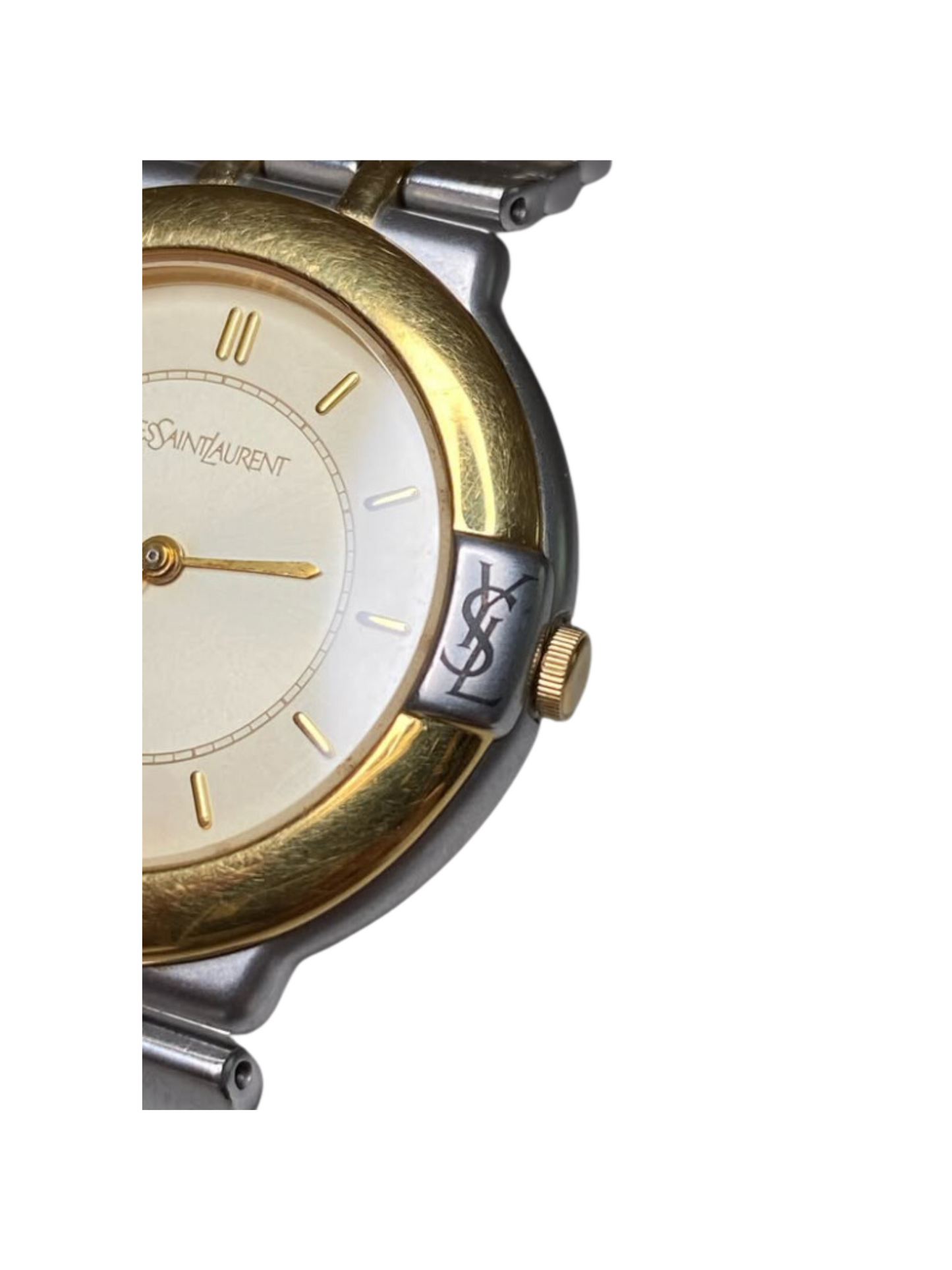 Yves Saint Laurent 90’s Two Tone Watch