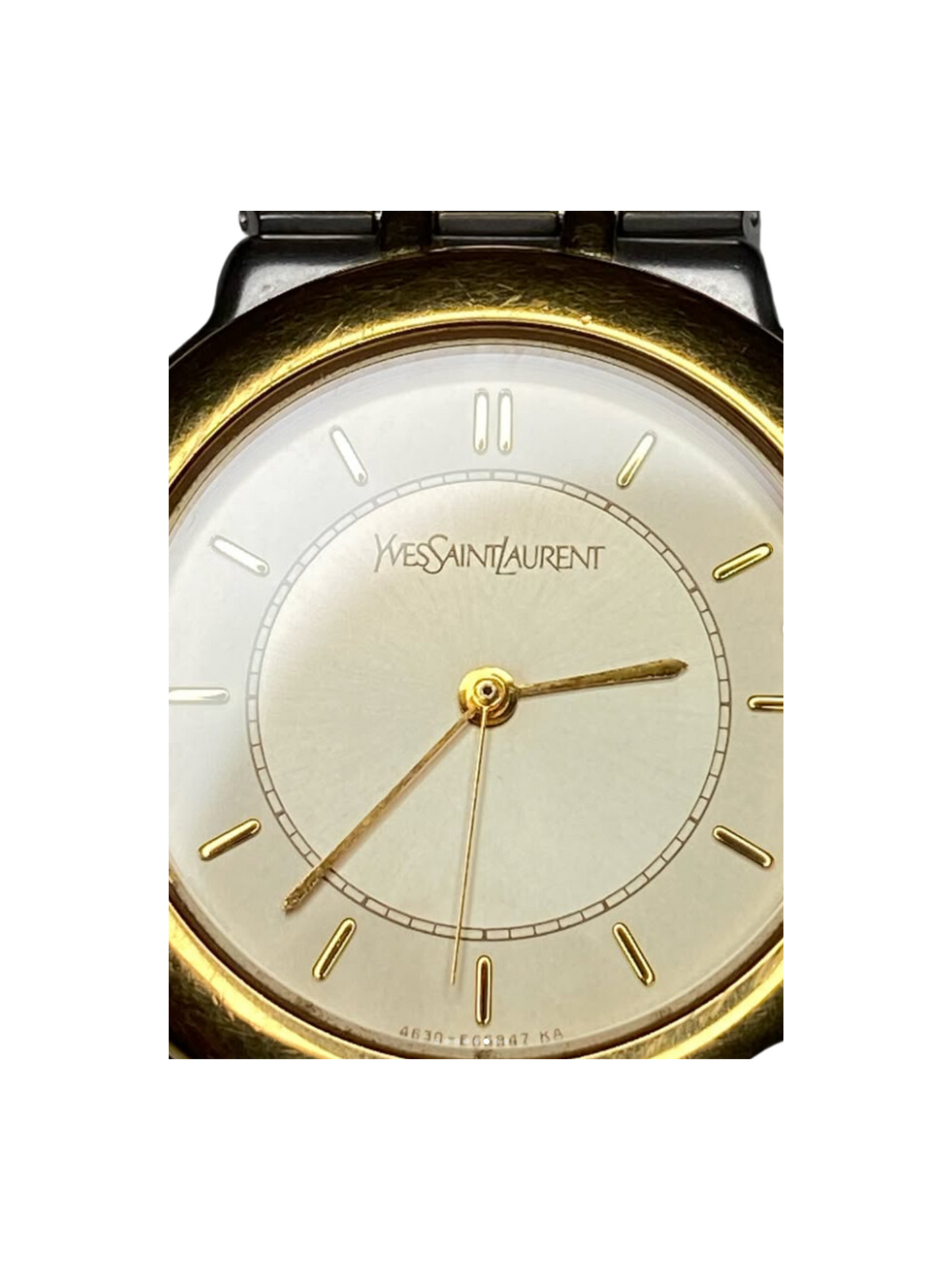 Yves Saint Laurent 90’s Two Tone Watch