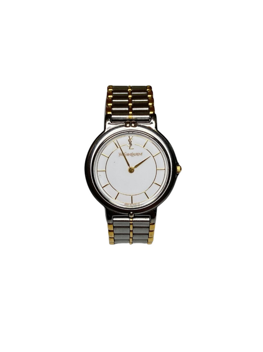 Yves Saint Laurent 90’s Two Tone Watch